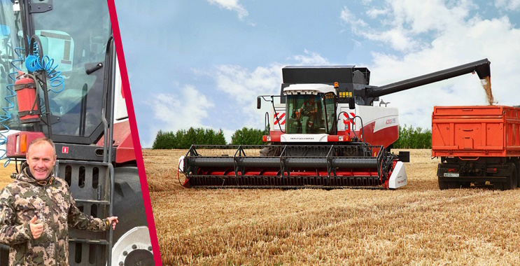 КФХ «Березка», зерноуборочный комбайн ACROS 595 Plus